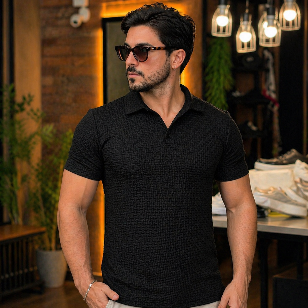 Camisa Polo Elegant Masculina - foto 2