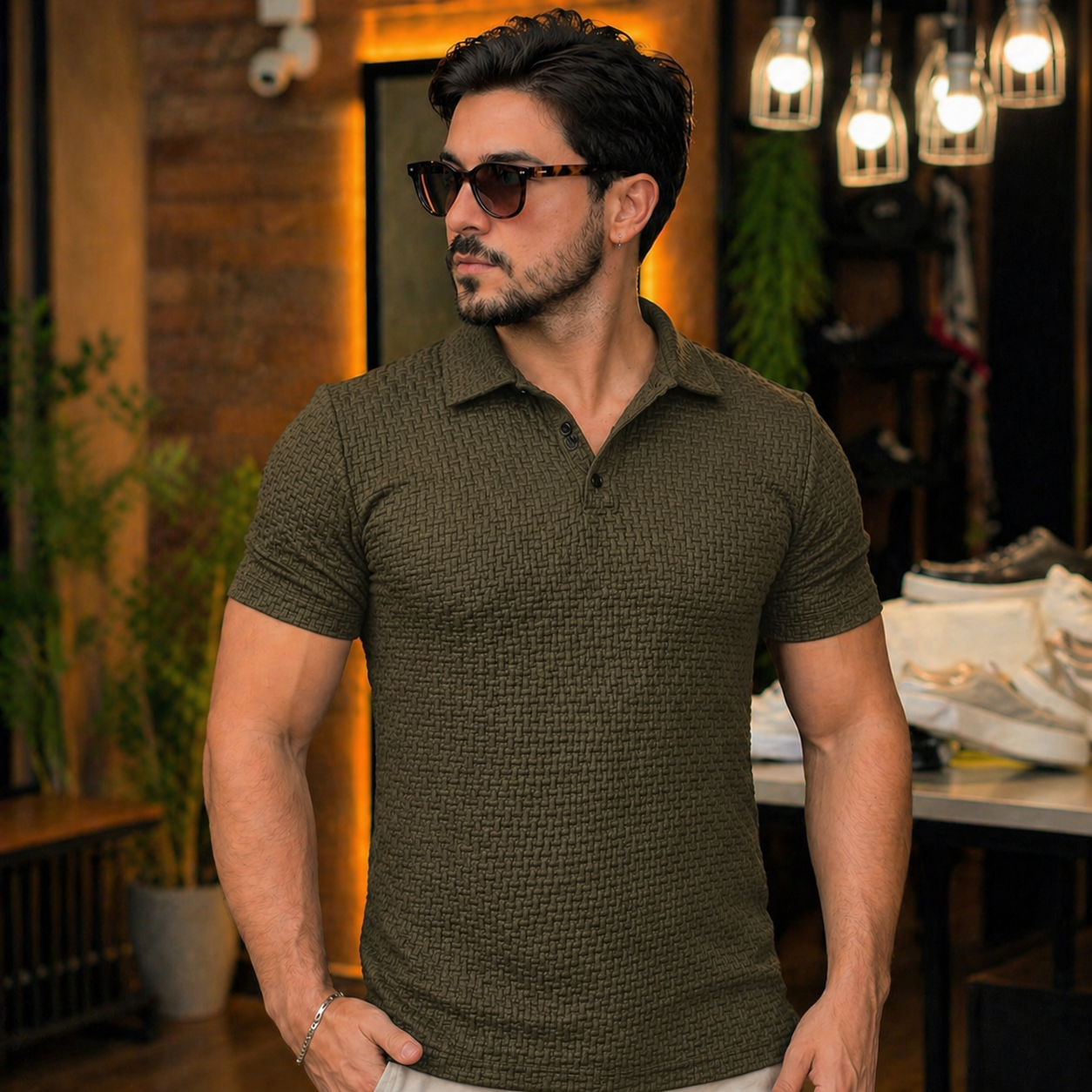 Camisa Polo Elegant Masculina - foto 12