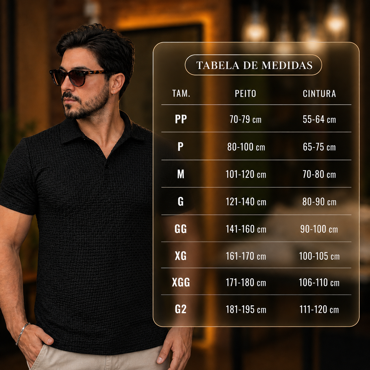 Camisa Polo Elegant Masculina - foto 13